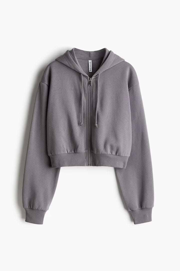 H&M Short Hooded Sweatshirt Jacket