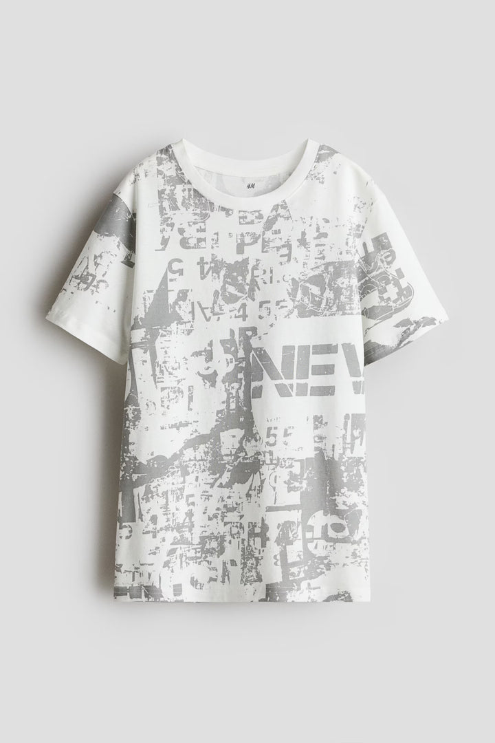 H&M Printed cotton T-shirt