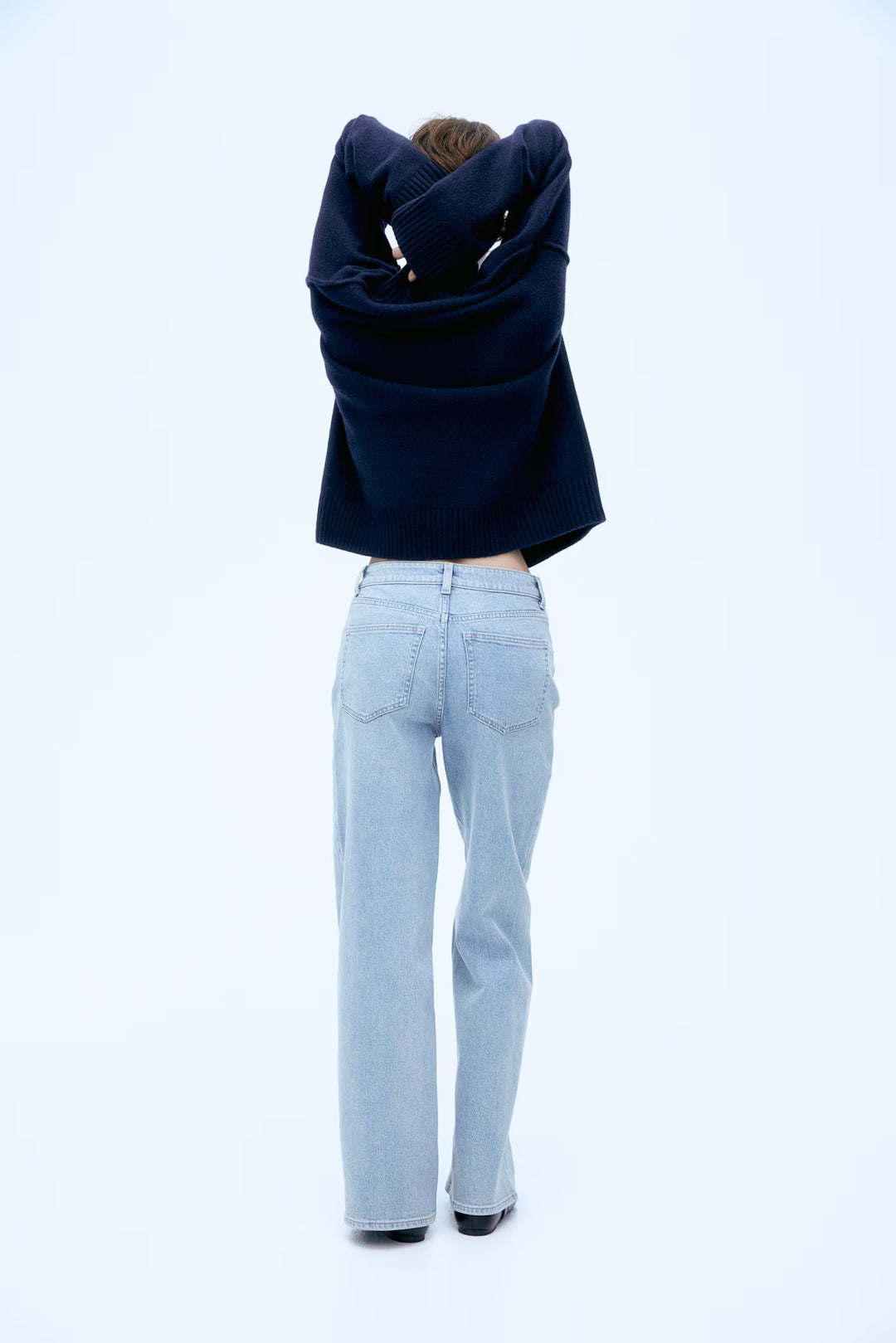 H&M Harper High Rise Wide Leg Jeans