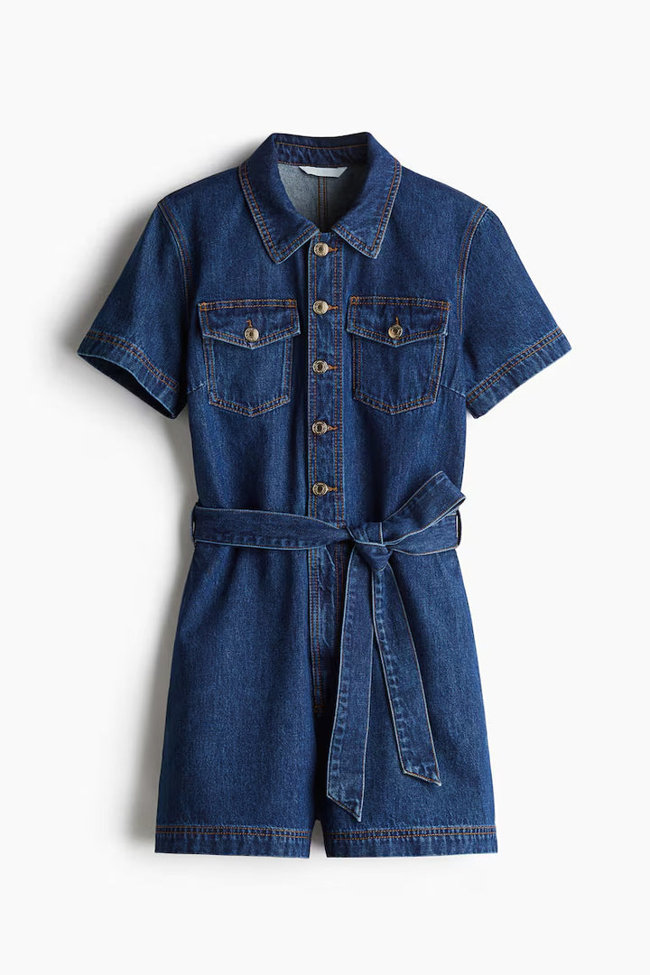 H&M Denim Romper