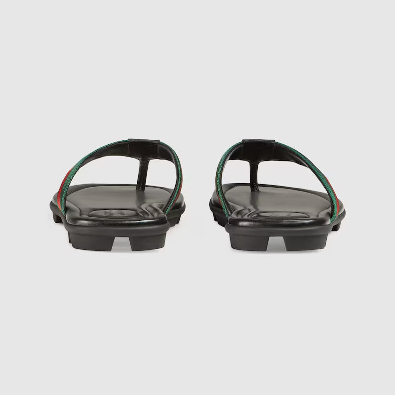 GUCCI Men's thong sandal with Web