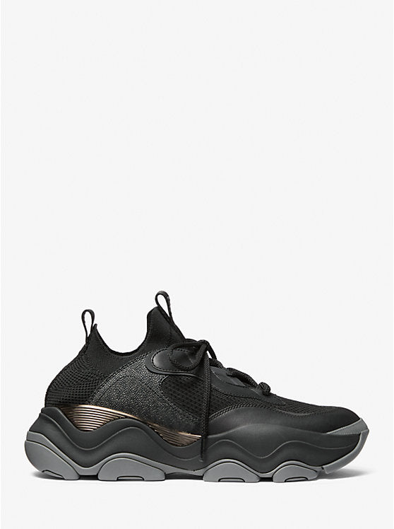 Michael Kors Atlas Mixed-Media Trainer