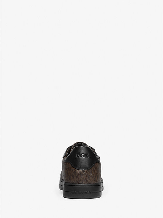 Michael Kors Keating Logo and Leather Sneaker