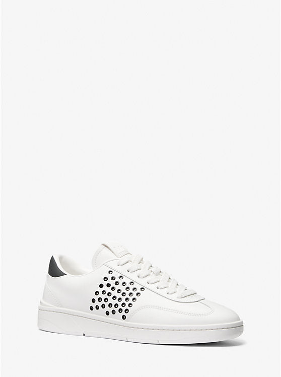 Michael Kors Wilton Grommeted Leather Sneaker
