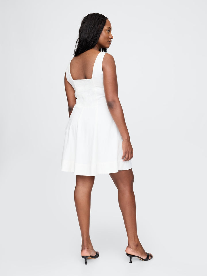 Gap Linen-Blend Mini Dress