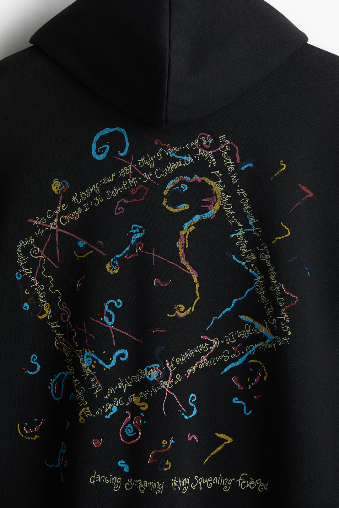 H&M Oversized Fit Printed Hoodie