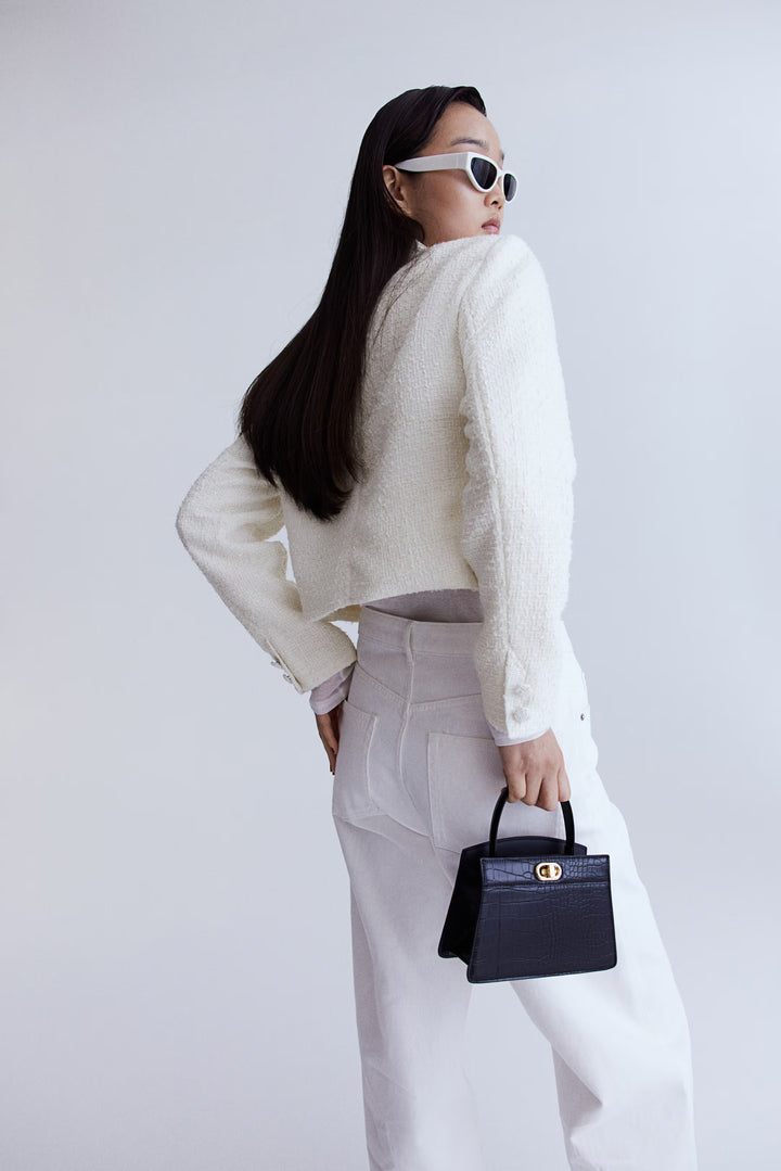 H&M Bouclé-Weave Jacket