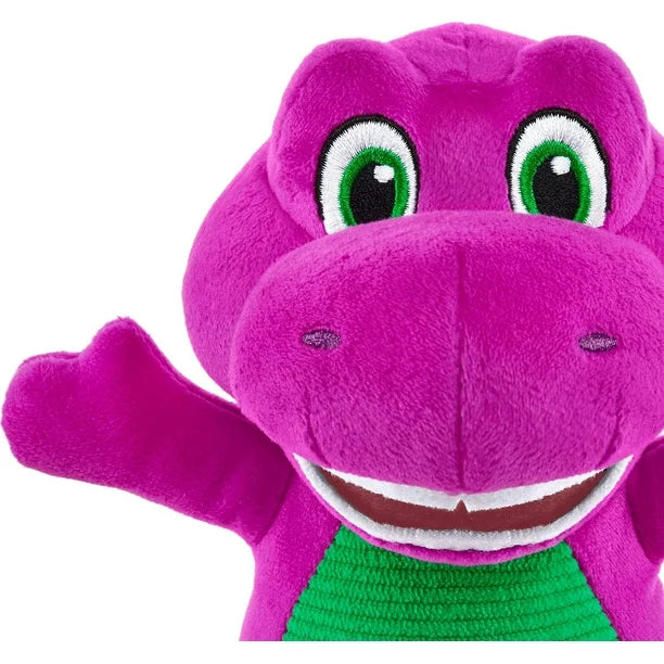 Fisher-Price Barney’s World 6.5-Inch Plush Barney Toy Dinosaur for Toddlers & Preschool Kids