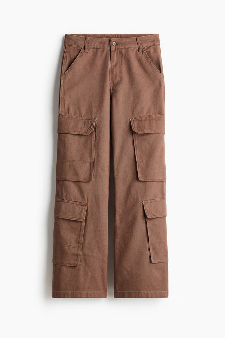 H&M Wide-leg Cargo Pants