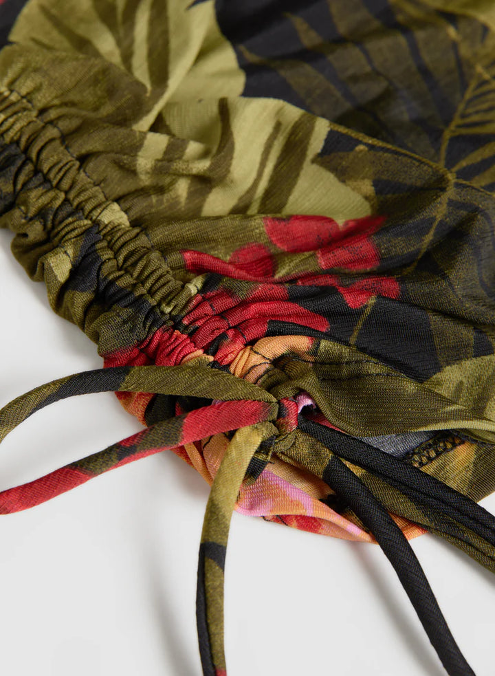 LAURA Palm Print Top