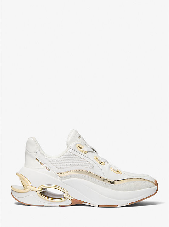 Michael Kors Toni Mixed-Media Trainer