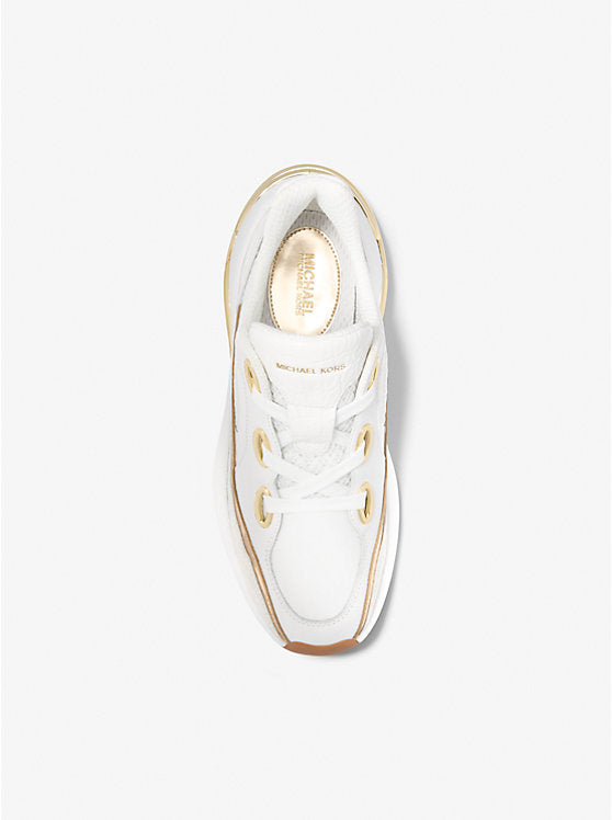 Michael Kors Toni Mixed-Media Trainer