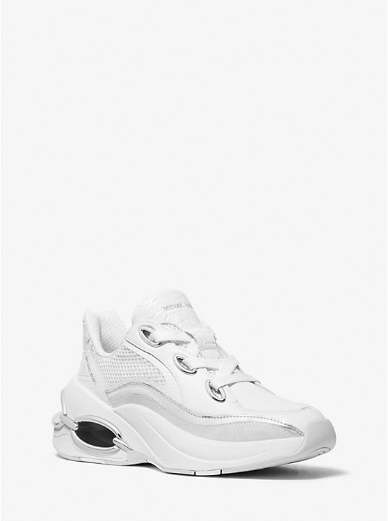 Michael Kors Toni Mixed-Media Trainer