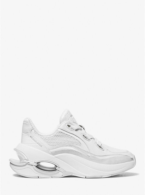 Michael Kors Toni Mixed-Media Trainer