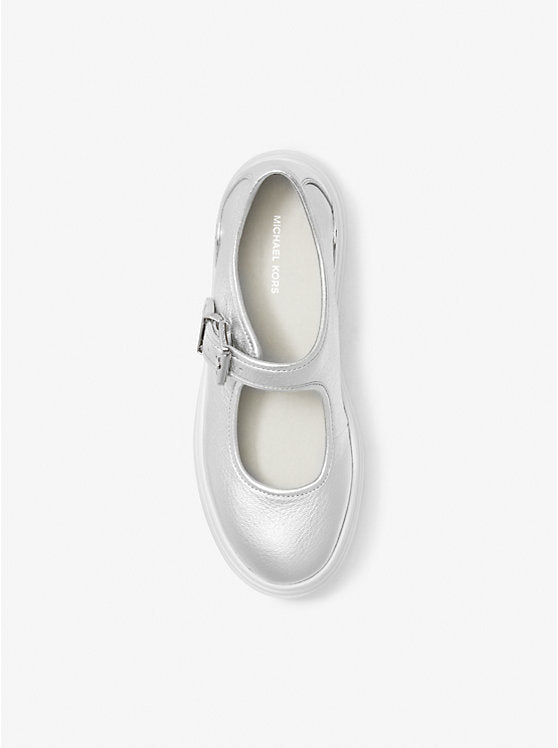 Michael Kors Hayes Metallic Leather Mary Jane Sneaker