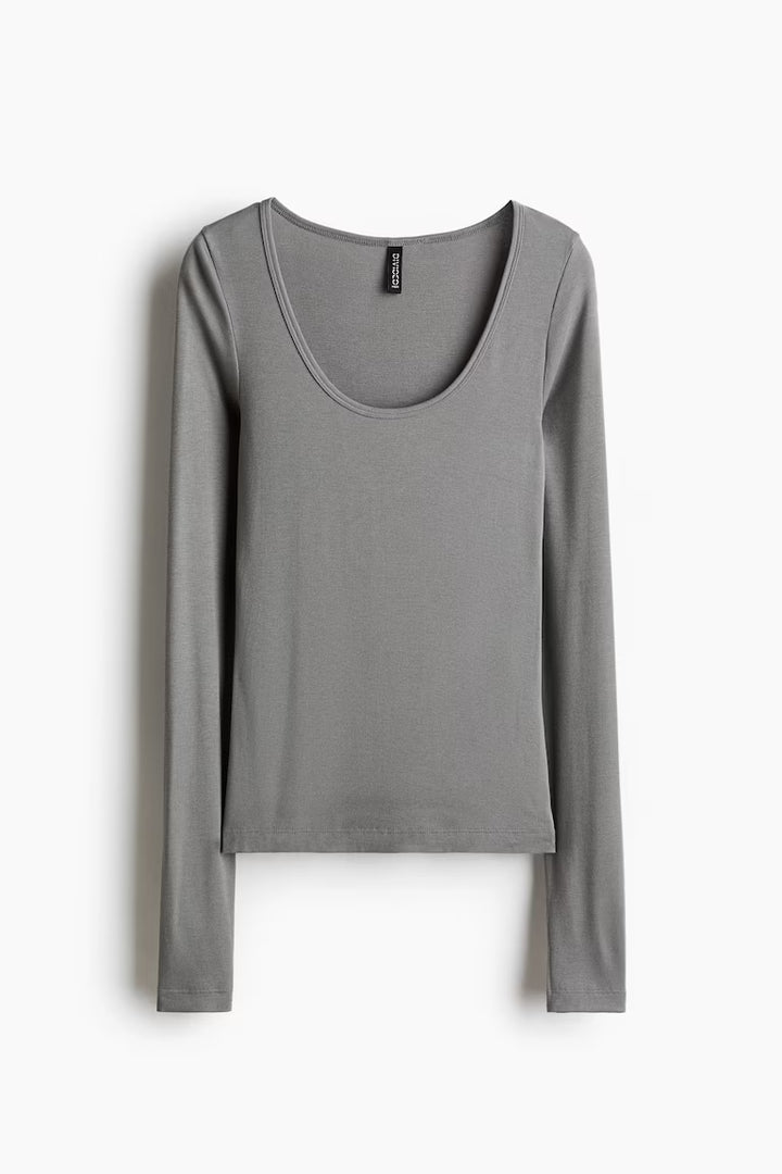 H&M RIBBED TOP