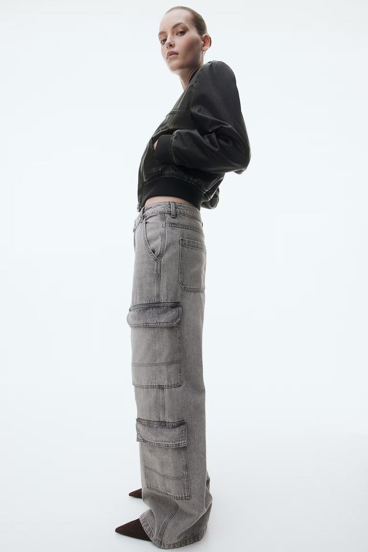 H&M Denim Cargo Pants