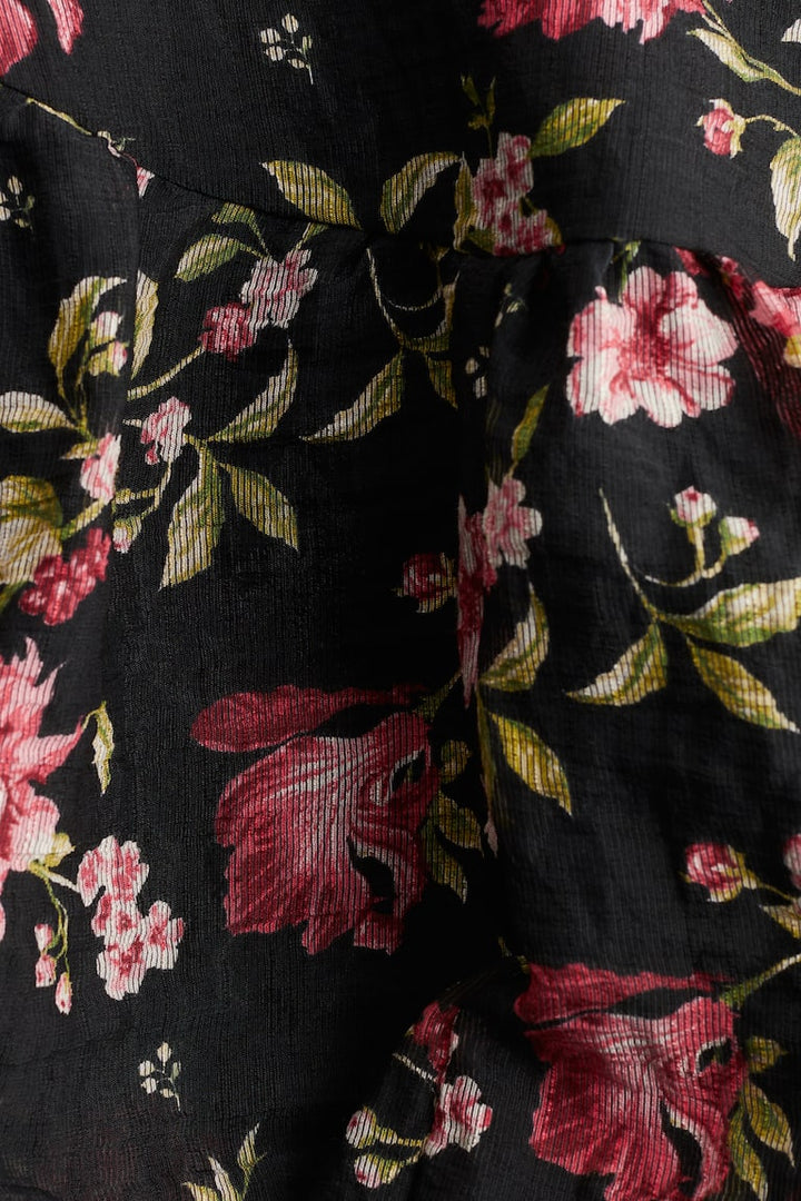 H&M Patterned Bubble-Hem Skirt