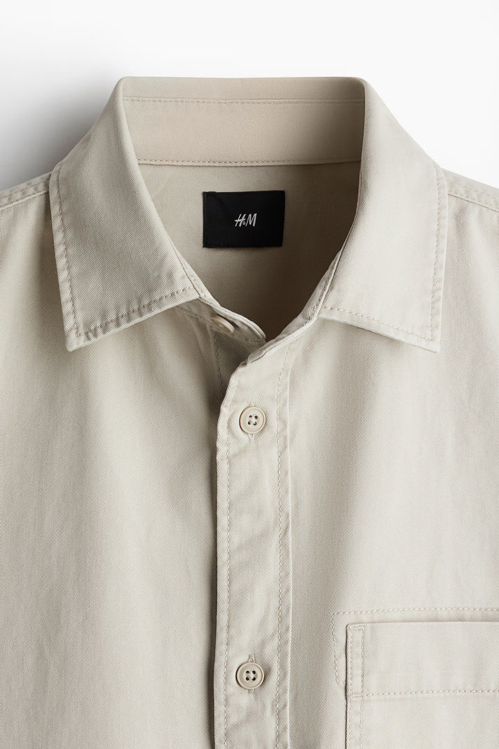 H&M Regular-Fit Twill Overshirt