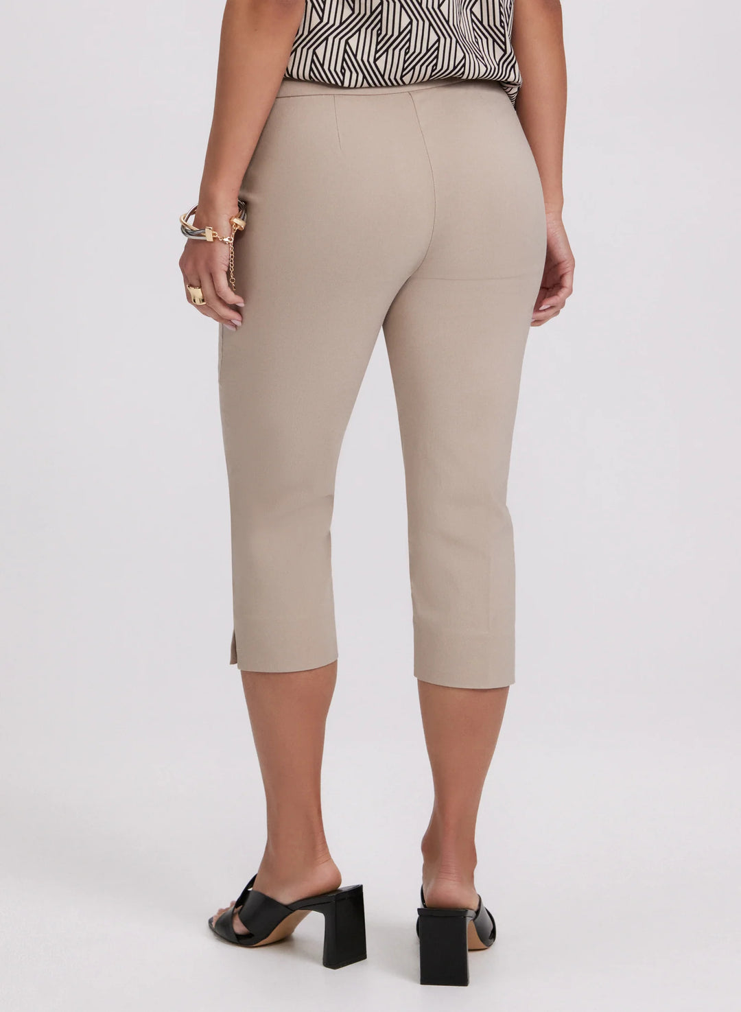LAURA Bengaline Pull-On Capris