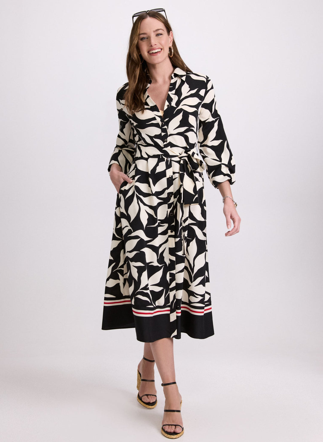 LAURA Floral Midi Dress