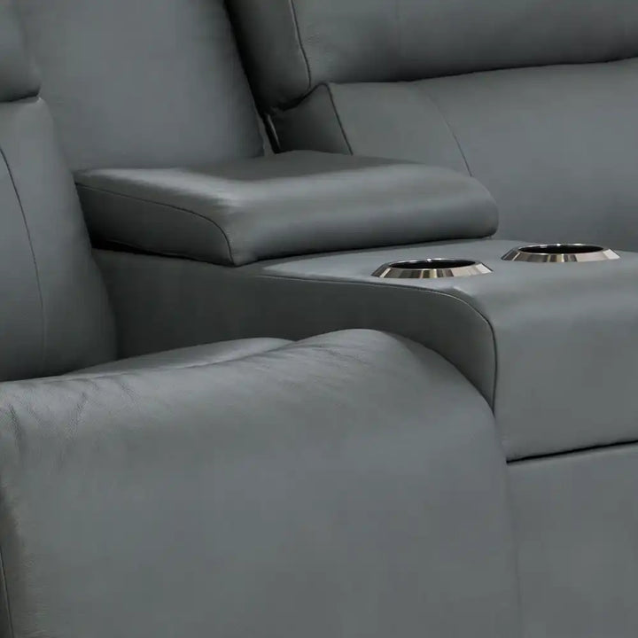 LAZBOY Apollo Reclining Loveseat w/ Console