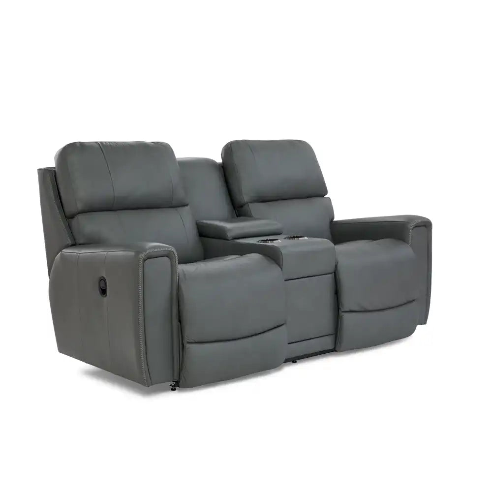 LAZBOY Apollo Reclining Loveseat w/ Console