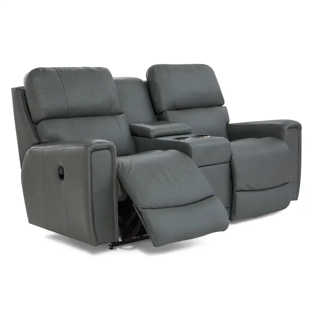 LAZBOY Apollo Reclining Loveseat w/ Console