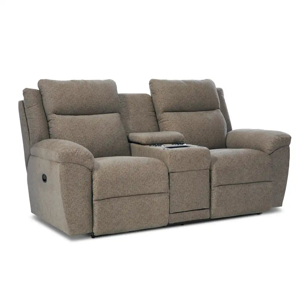LAZBOY Joel Reclining Loveseat w/ Console