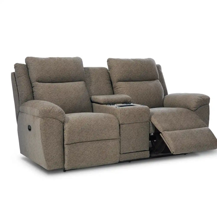 LAZBOY Joel Reclining Loveseat w/ Console