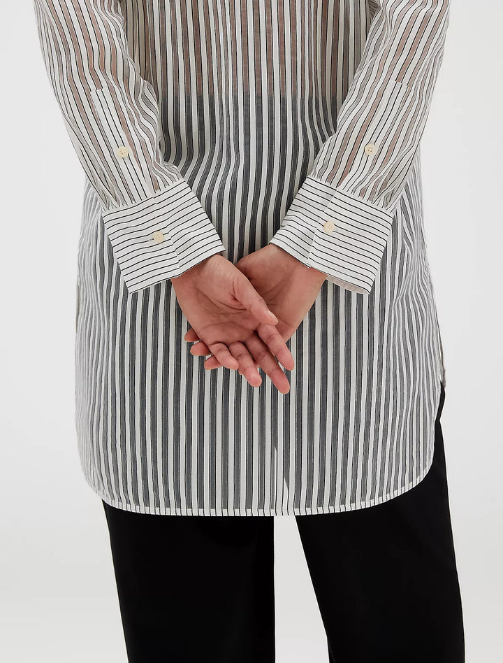 Calvin Klein Jacquard Stripe Popover Shirt
