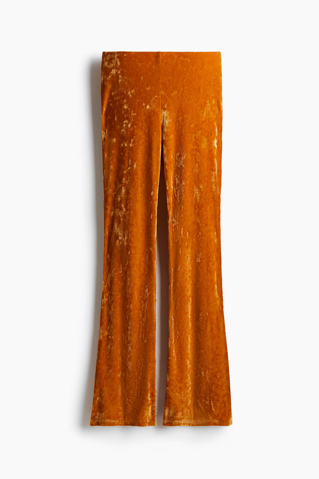 H&M Flared Crushed-Velour Leggings