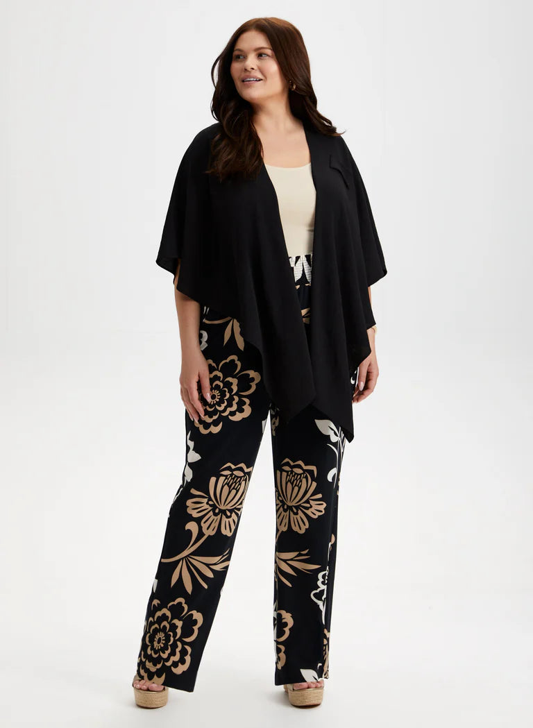 LAURA Textured Crepe Shawl