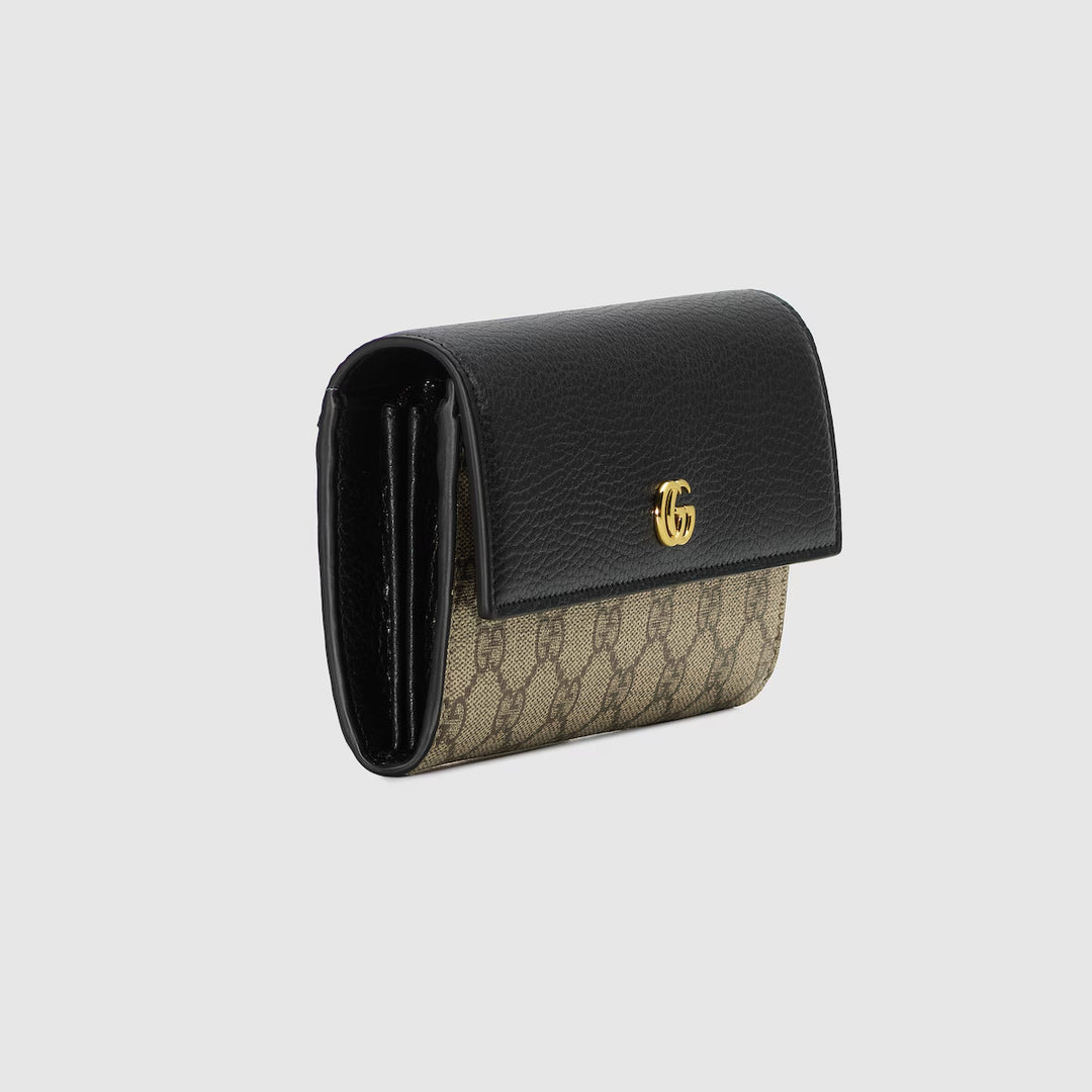 GUCCI GG Marmont bi-color continental wallet