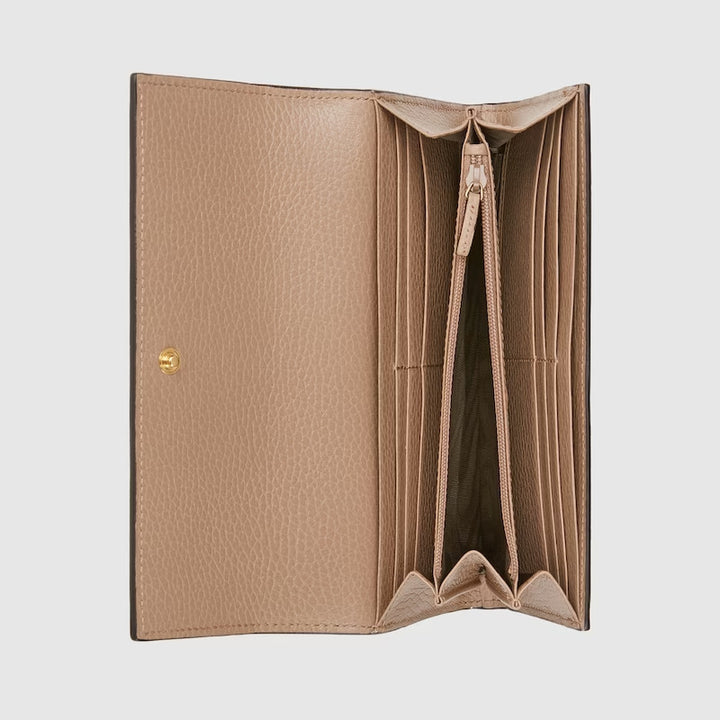 GUCCI GG Marmont bi-color continental wallet