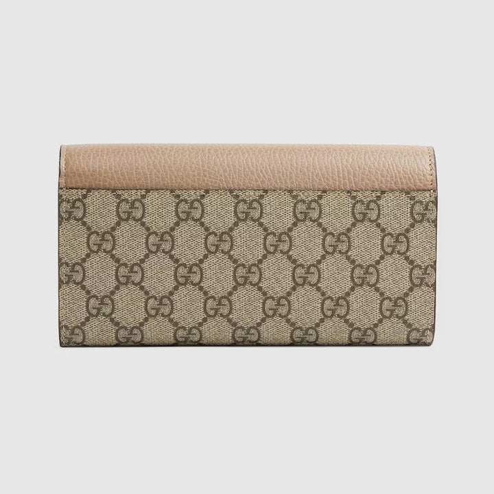 GUCCI GG Marmont bi-color continental wallet