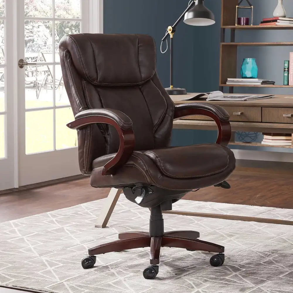 Lazboy Share Bellamy Executive Office Chair, Brown