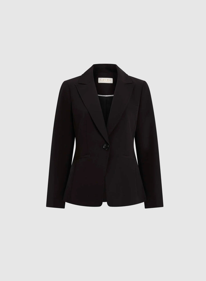 LAURA Notched Collar Blazer