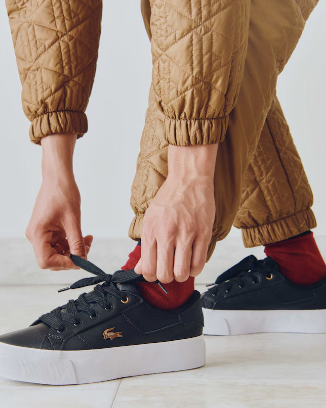 Lacoste Women's Ziane Platform Leather Sneaker