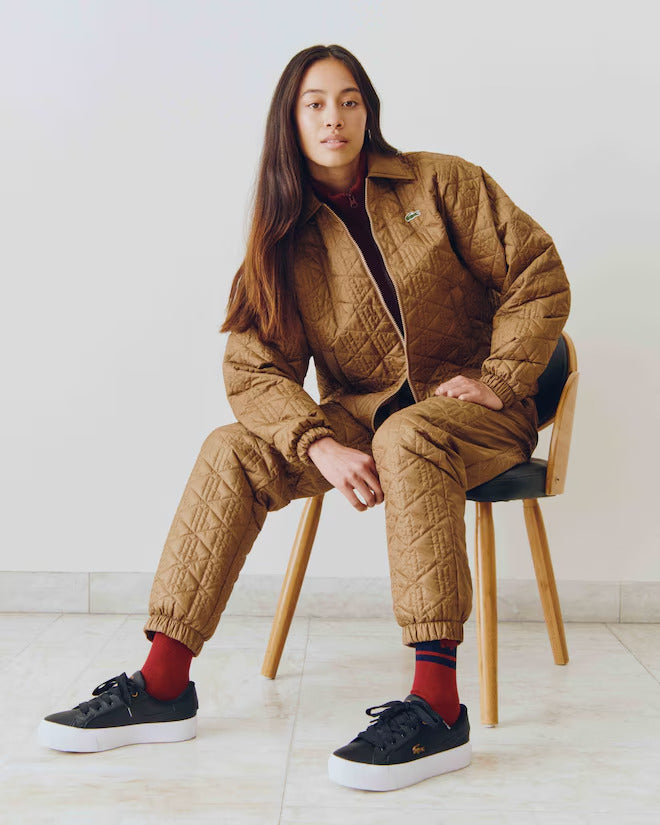 Lacoste Women's Ziane Platform Leather Sneaker