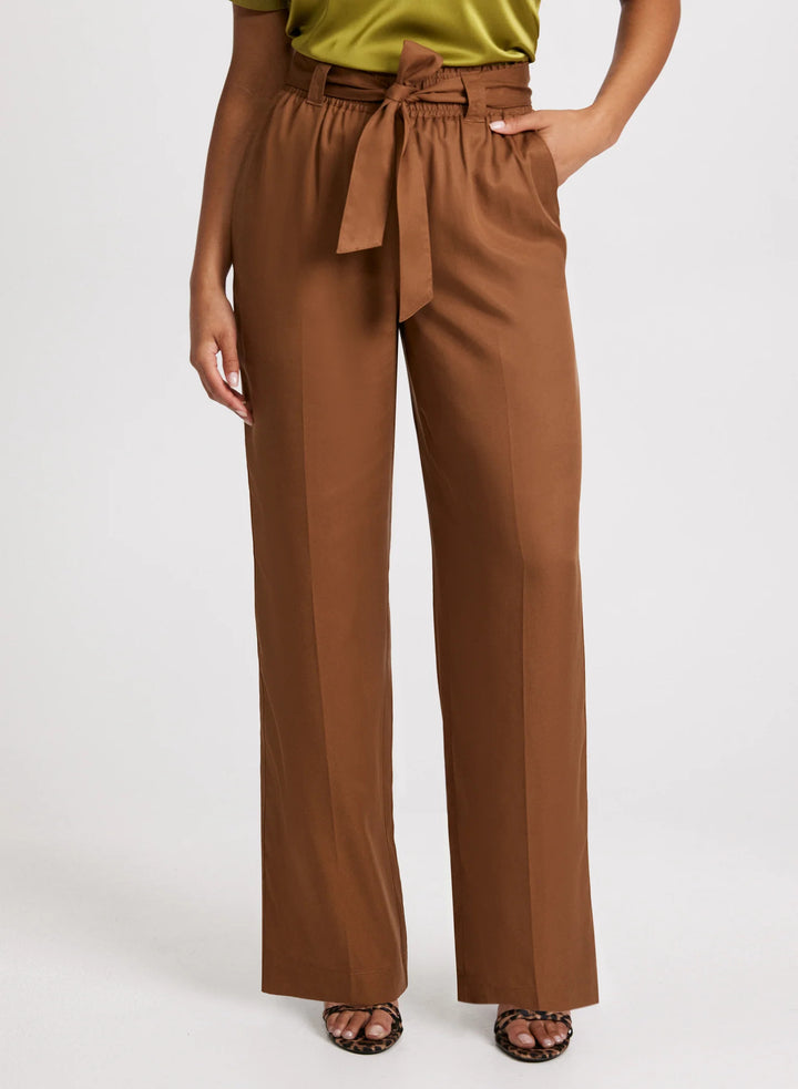 LAURA Olivia Tencel Wide-Leg Pants