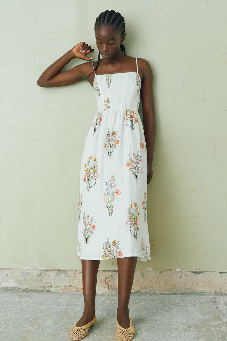 H&M Strappy Midi Dress