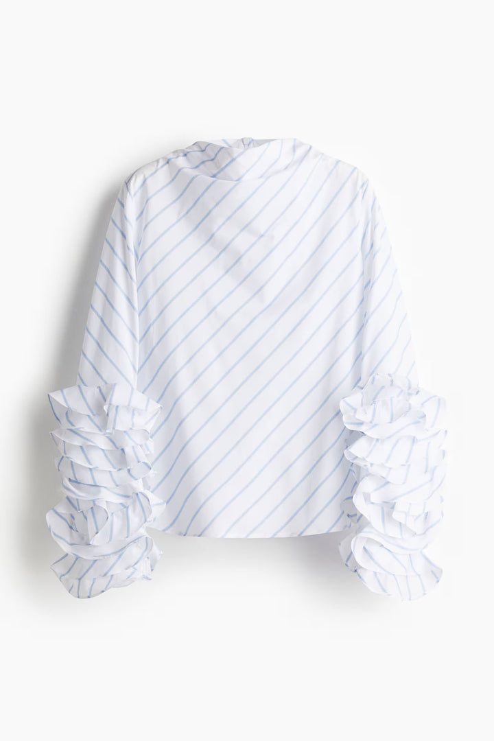 H&M Ruffle-Sleeved Blouse