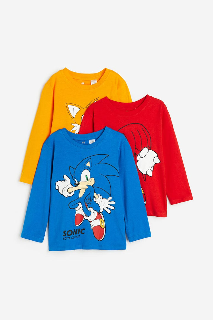 H&M 3-pack Long-sleeved T-shirts