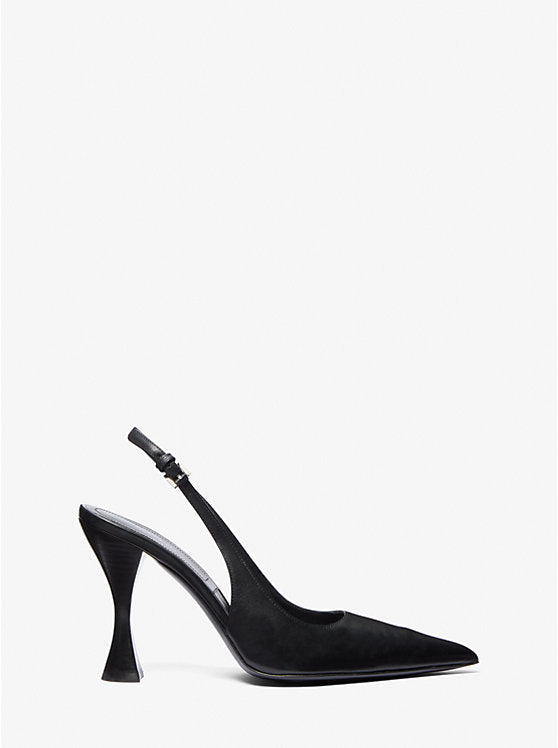 Michael Kors Isabella Leather Slingback Pump