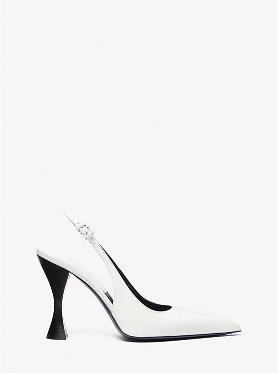 Michael Kors Isabella Leather Slingback Pump