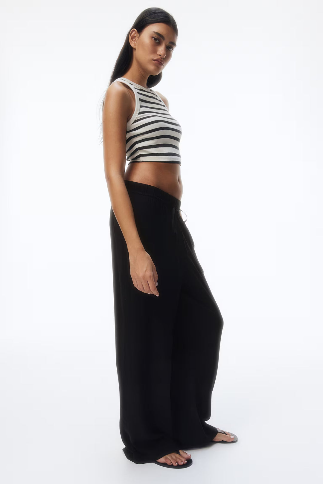 H&M Viscose Drawstring Pants
