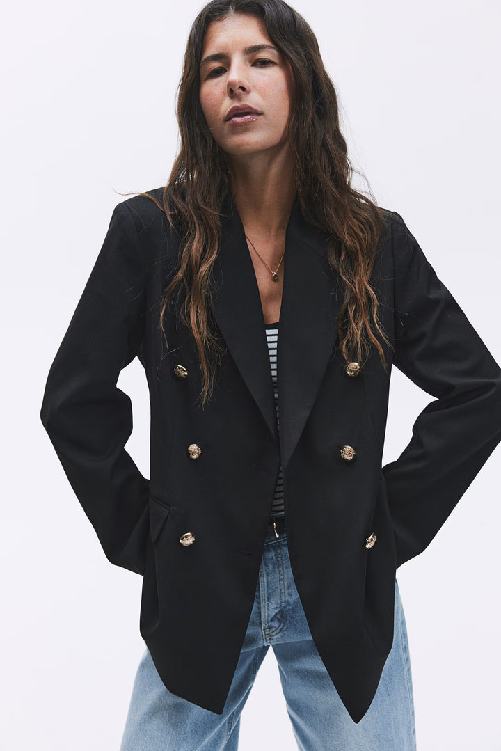 H&M Double-Breasted Blazer