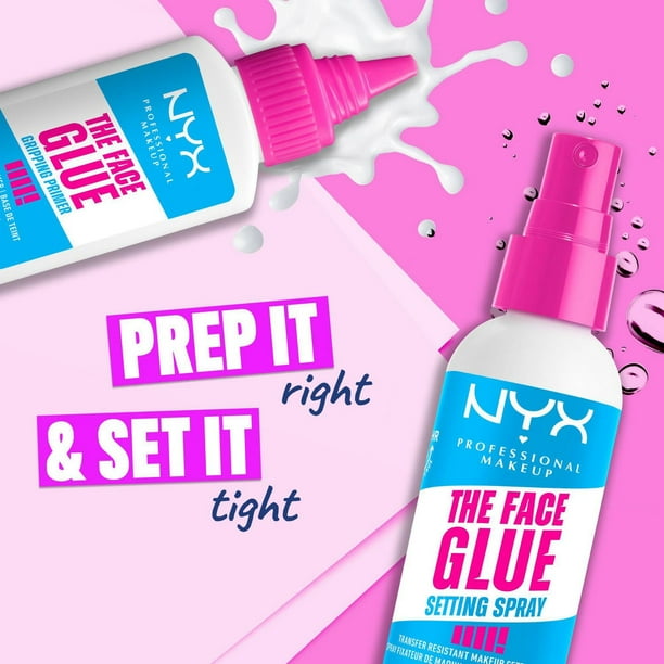 NYX Professional Makeup The Face Glue Gripping Primer, 24 hour wear & hydration
