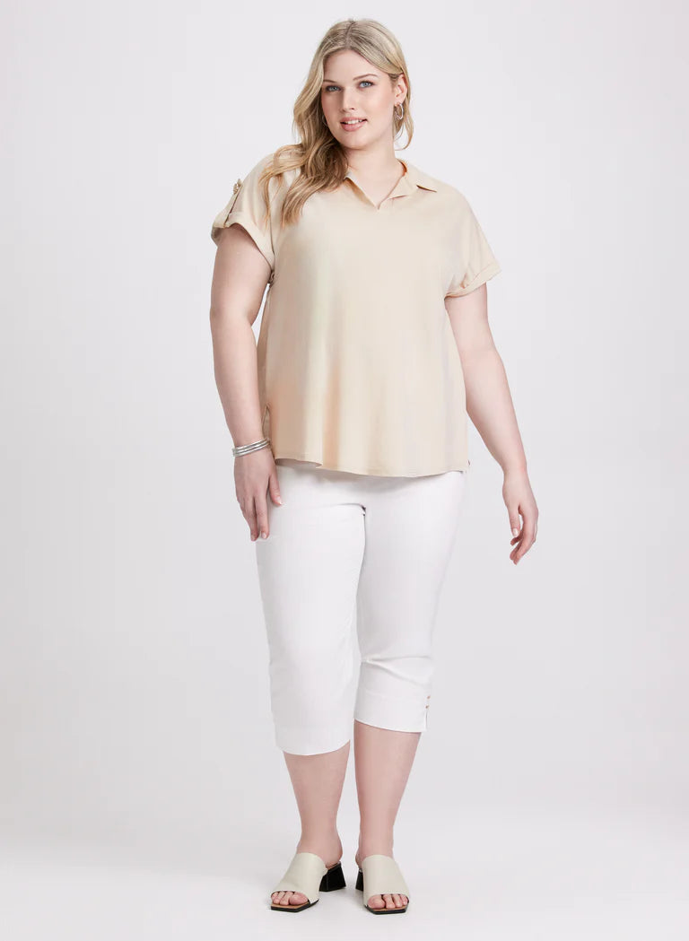 LAURA Polo Collar T-Shirt